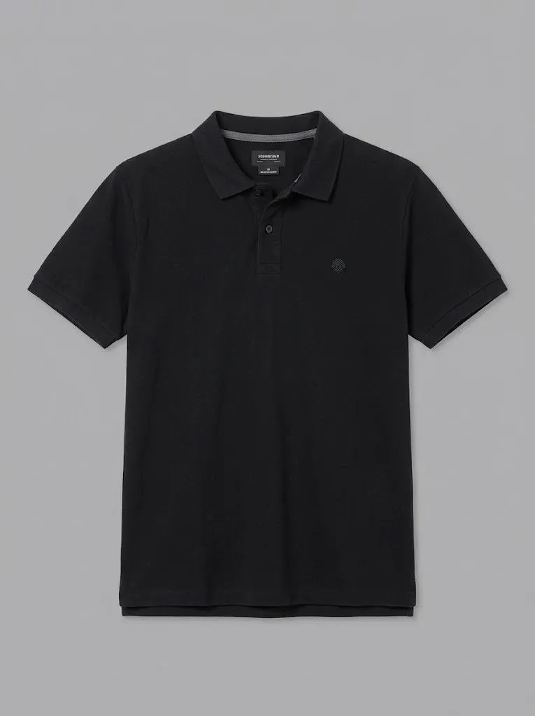 Springfield polo negro colección r[eco]nsider, talla M