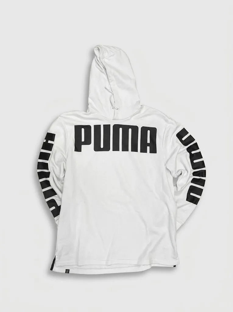 Puma sudadera blanca con capucha, vendido